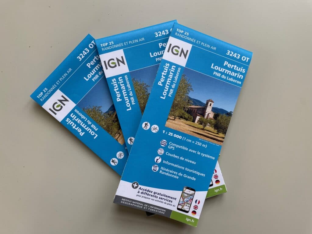 cartes IGN randonnees pedestres