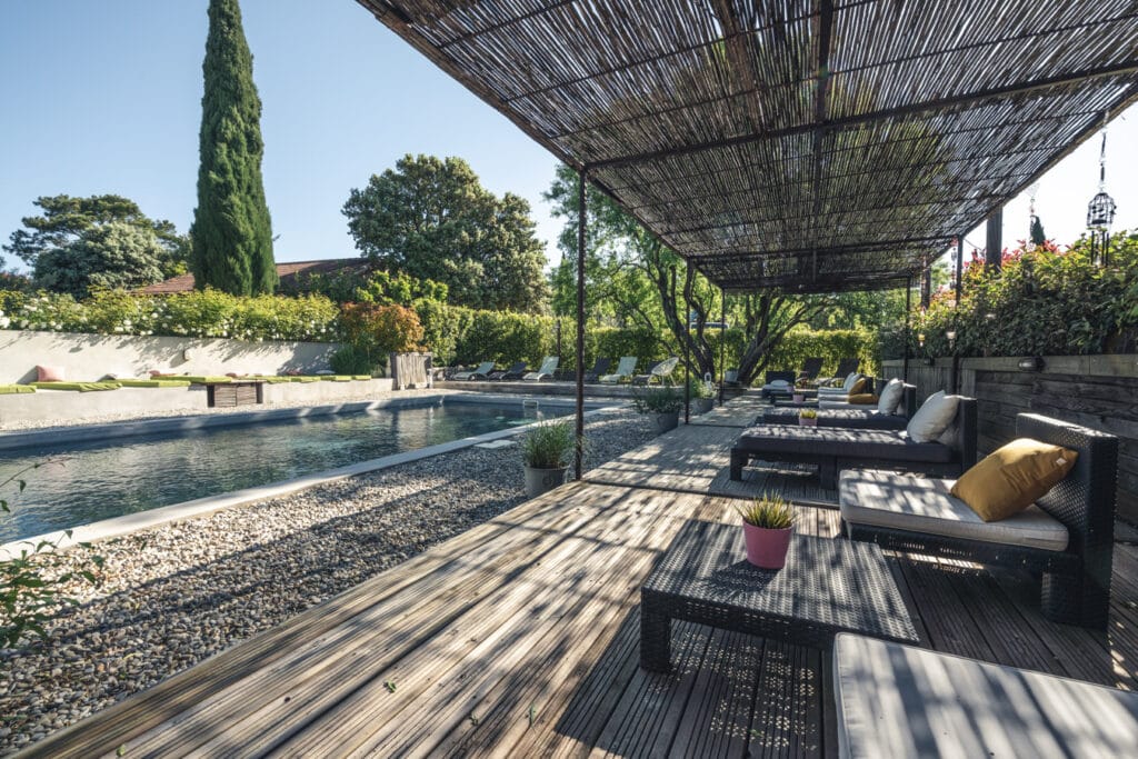 La piscine principale partagée