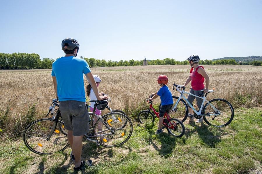 Ansouis à vélo