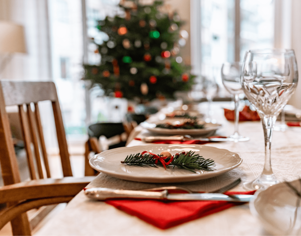 Table de fête - Noël en sud luberon - traditions provençales