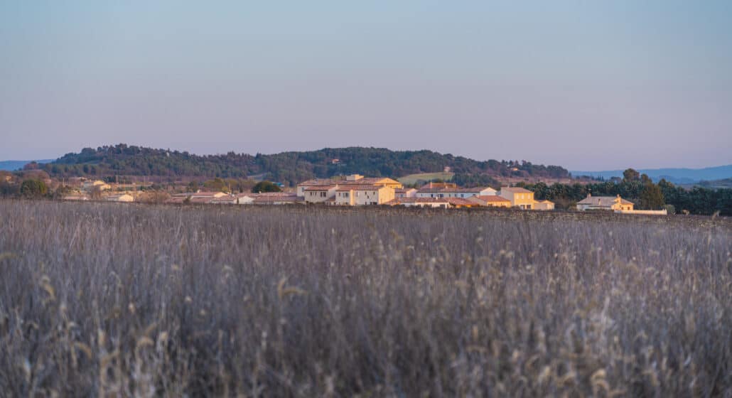 Village de Sannes en hiver