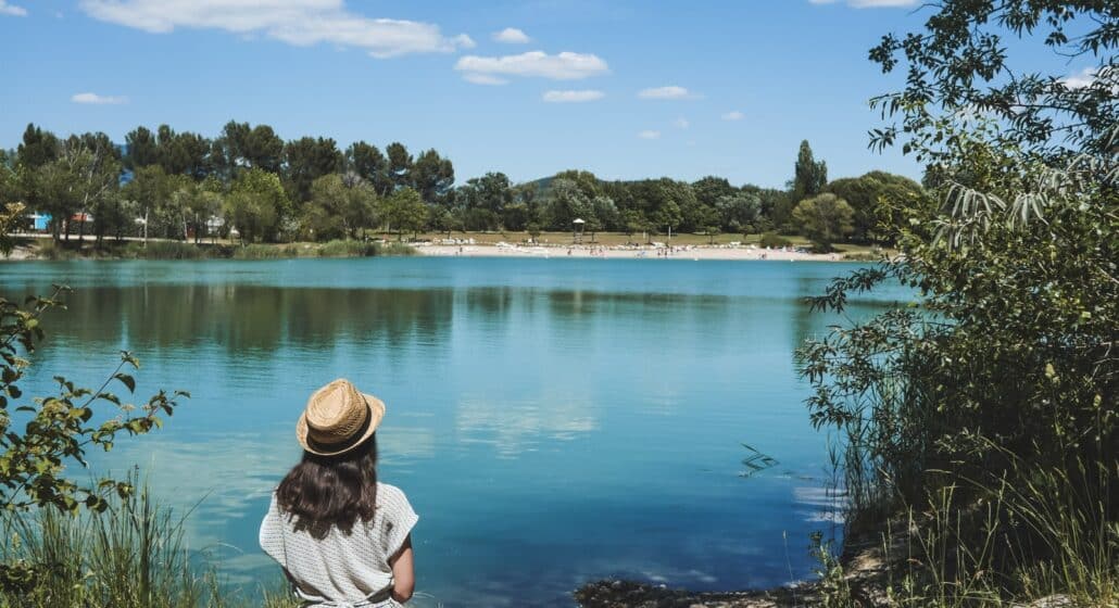 Plan d'eau du Camping Val de Durance