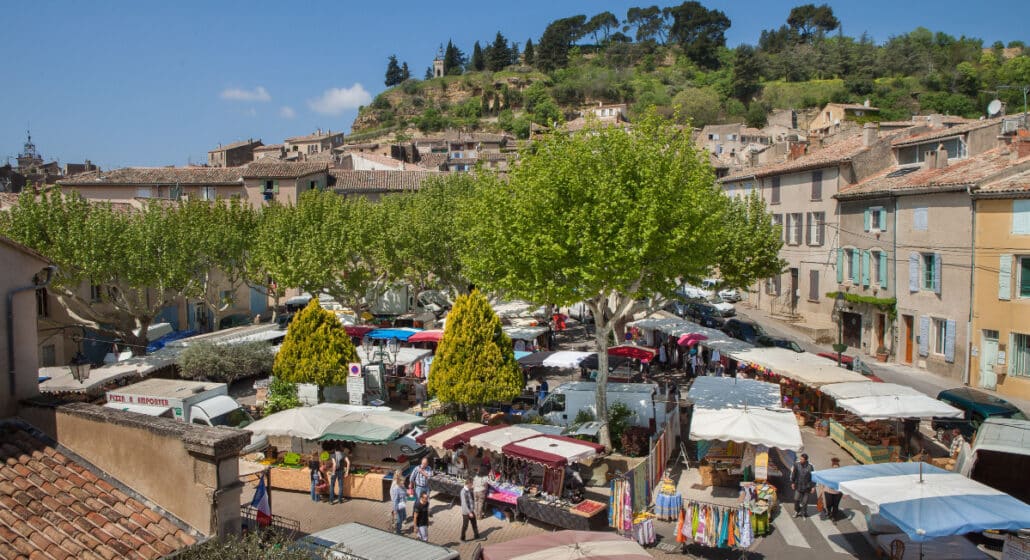 marché de Cadenet le lundi