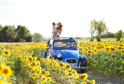 Le Luberon en 2cv décapotable