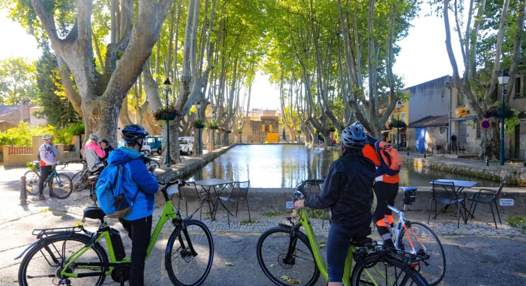 Cyclistes à Cucuron