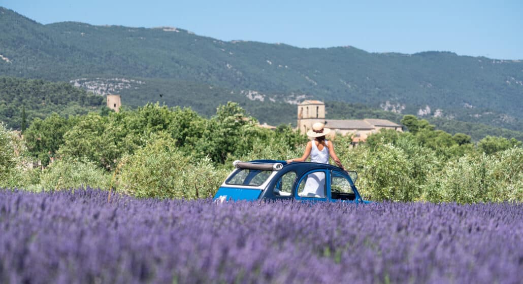 L&rsquo;expérience lavande  et immersion avec l&rsquo;agriculteur en 2cv avec Oh My Deuche