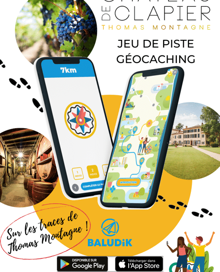 Geocacing en Luberon au château Clapier