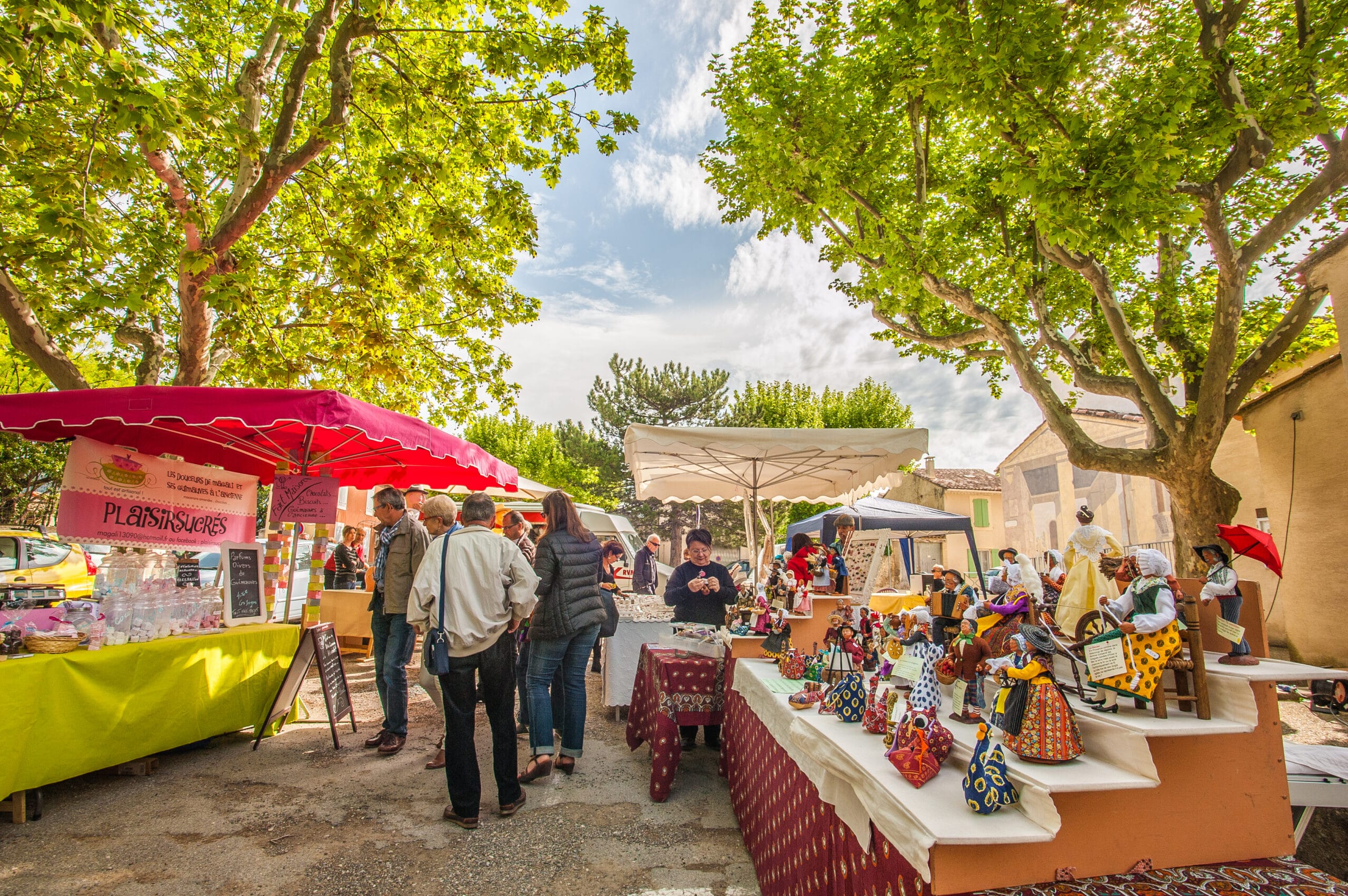 le marché de Saint Martin de la Brasque