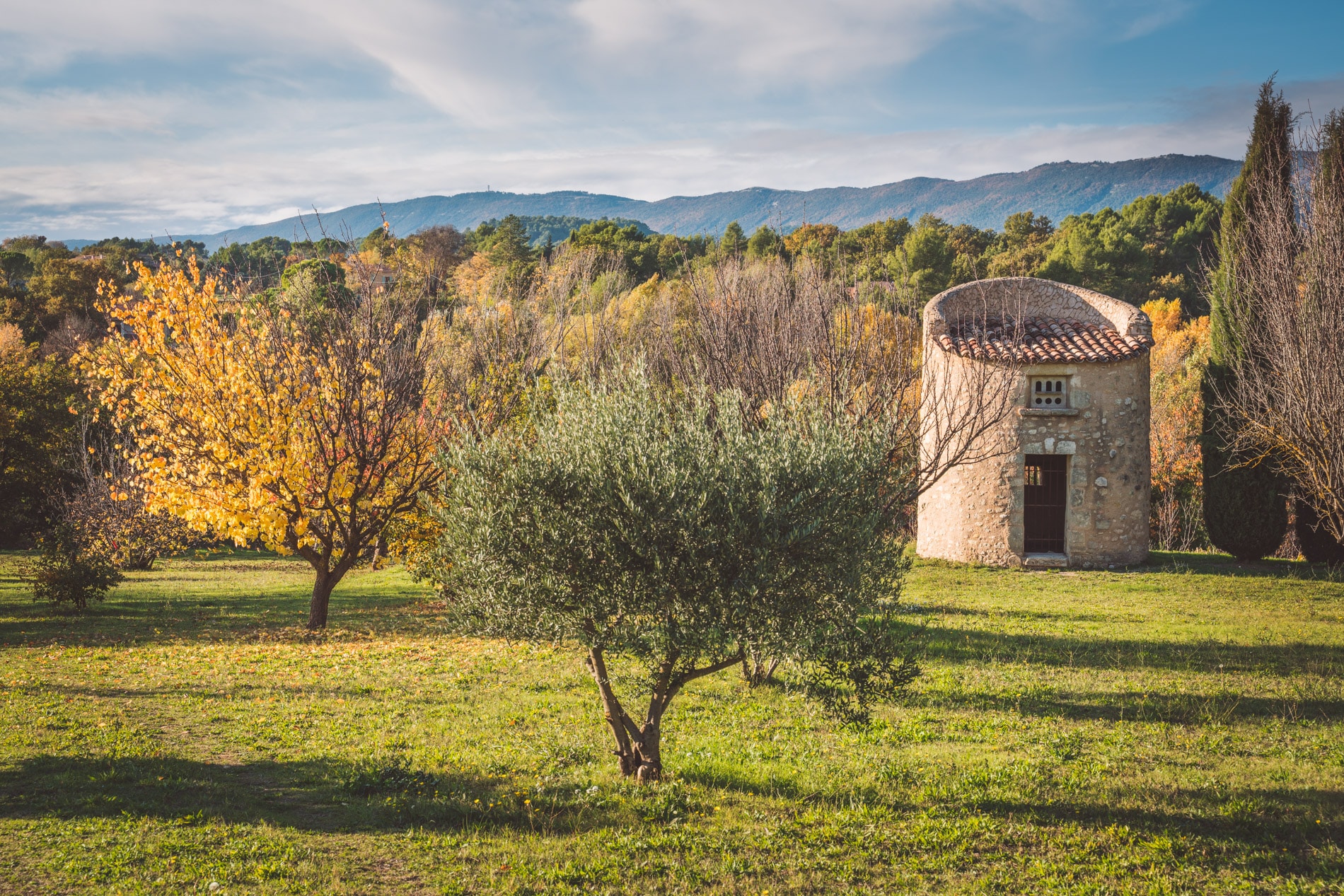 Été indien à Grambois, Sud Luberon