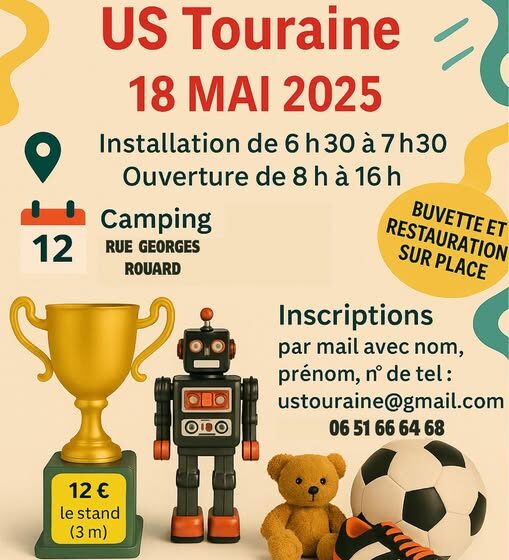 Vide grenier de l US Touraine_La Tour-d'Aigues