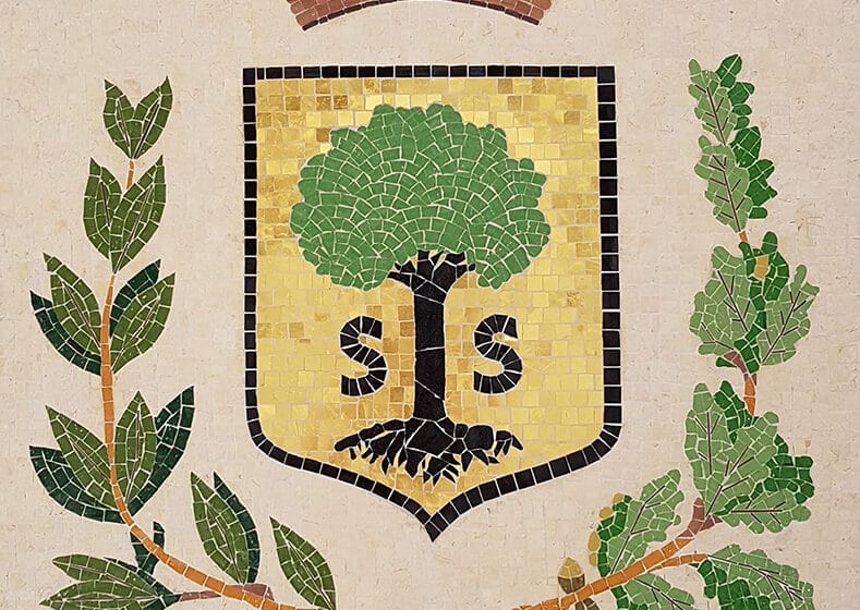 Mosaïque écusson
