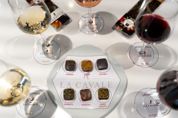 Atelier vin et chocolat à La Cavale