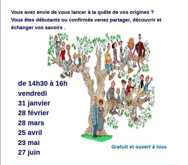 Atelier Généalogie au Centre Social de l'Aiguier_La Tour-d'Aigues