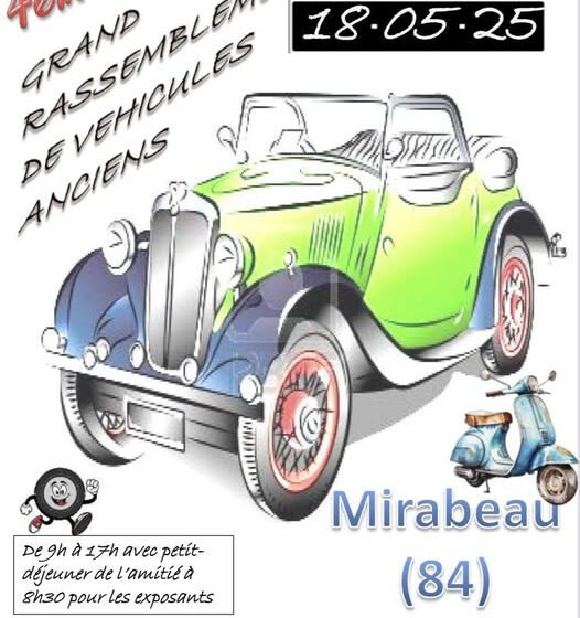 4ème grand rassemblement de véhicules anciens_Mirabeau