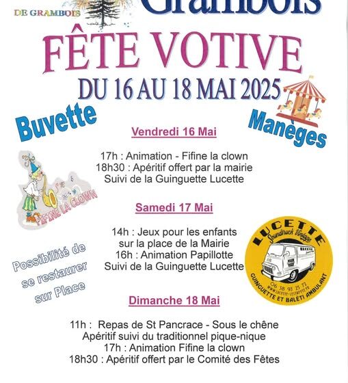 Fête votive à Grambois_Grambois