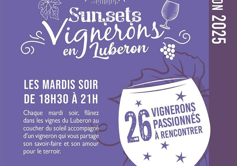 Sunsets Vignerons en Luberon