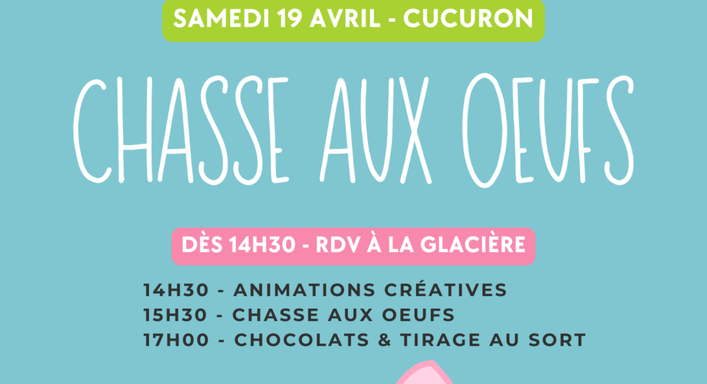 Chasse aux oeufs de Pâques à Cucuron