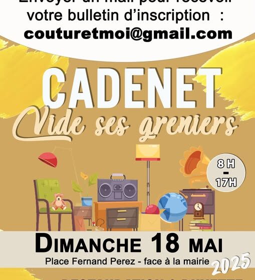 Cadenet vide  ses greniers_Cadenet