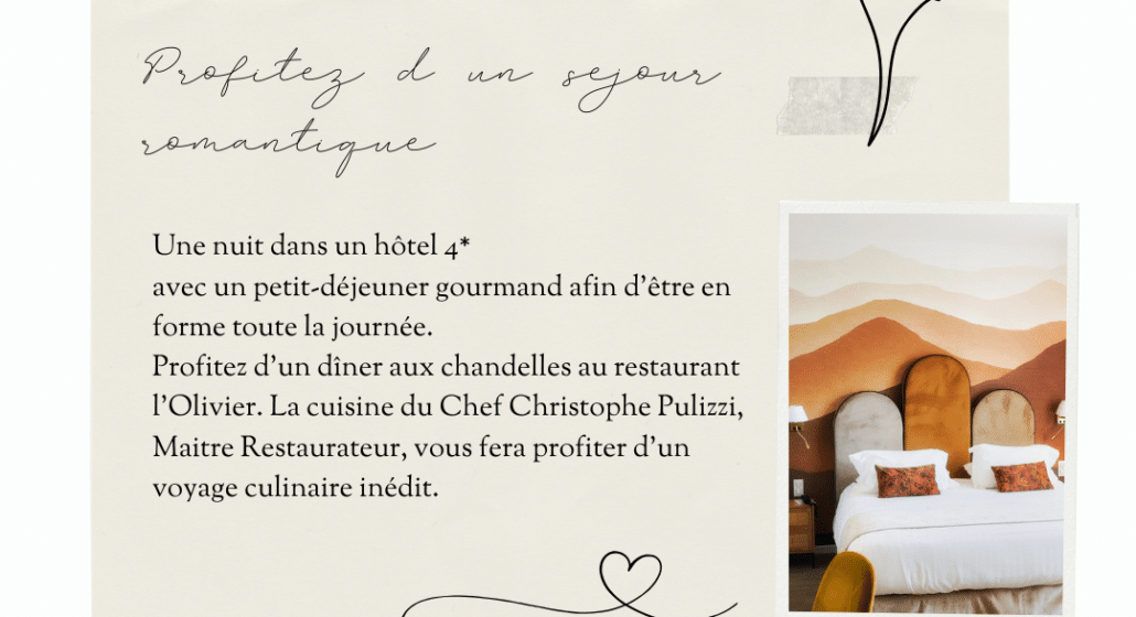 Escape romantique au Sevan Parc Hôtel