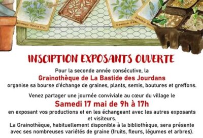Bourse d’échange de graines , de plants et de greffons_La Bastide-des-Jourdans