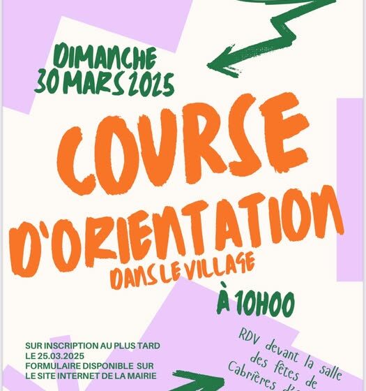 Course d'orientation dans le village_Cabrières-d'Aigues