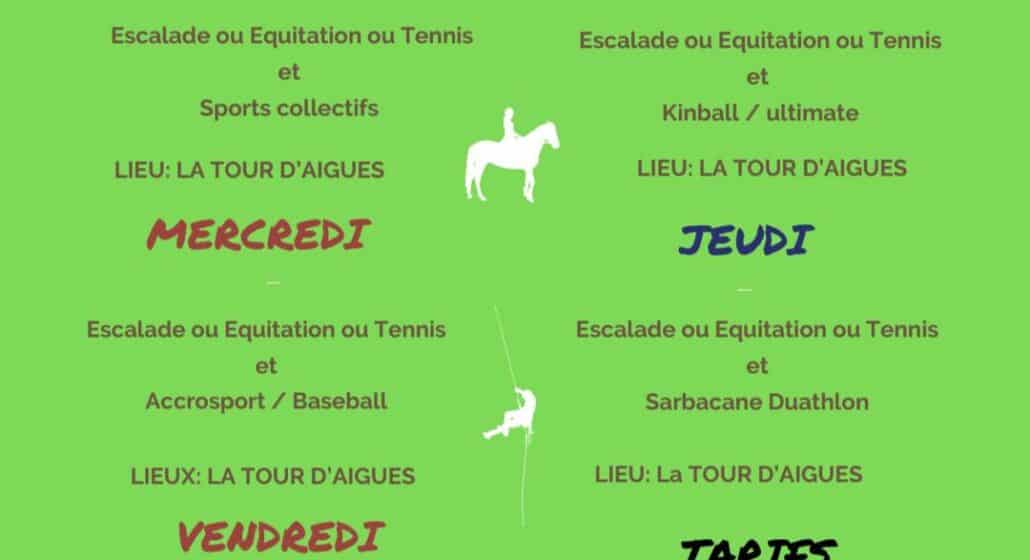 Stage multisports à thèmes – Printemps 2025