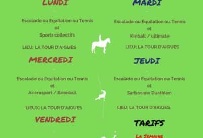 Stage multisports à thèmes – Printemps 2025