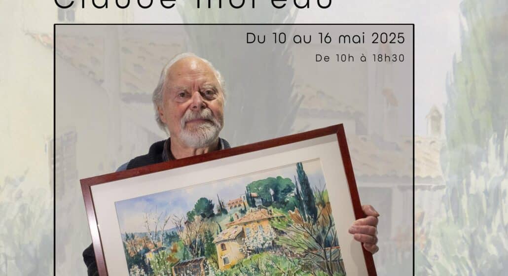 Affiche exposition de Claude Moreau