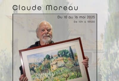 Affiche exposition de Claude Moreau
