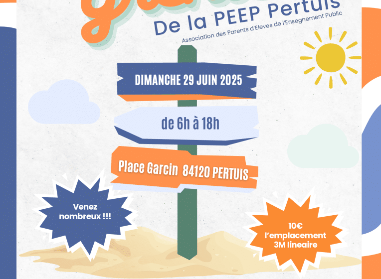 Vide grenier de la PEEP Pertuis_Pertuis