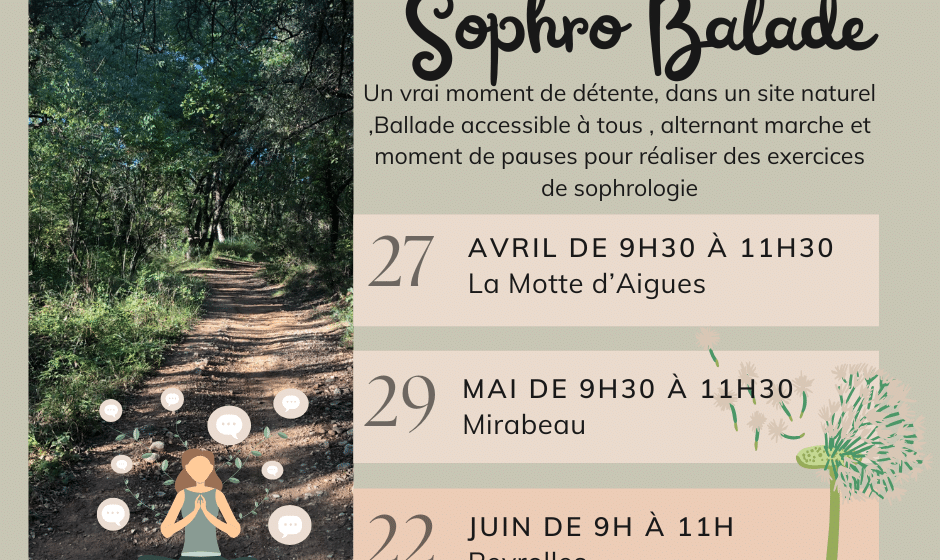 Sophro balade à Mirabeau