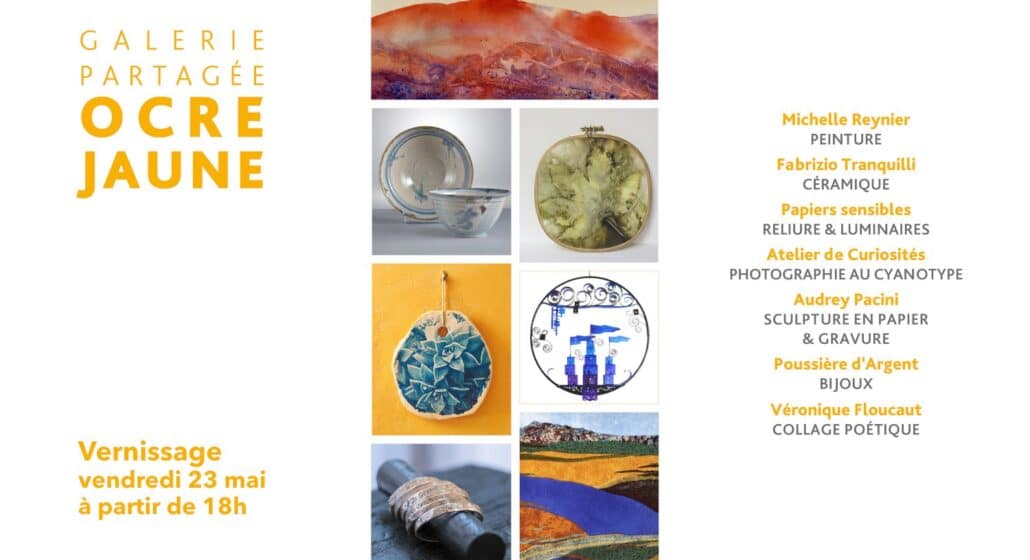 Vernissage à la Galerie partagée OCRE JAUNE