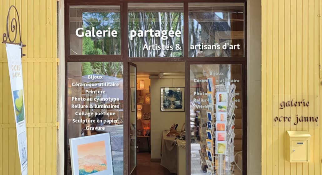 Exposition à la Galerie partagée OCRE JAUNE