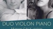 Duo Violon Piano - Festival des Musiques d'été_Lourmarin