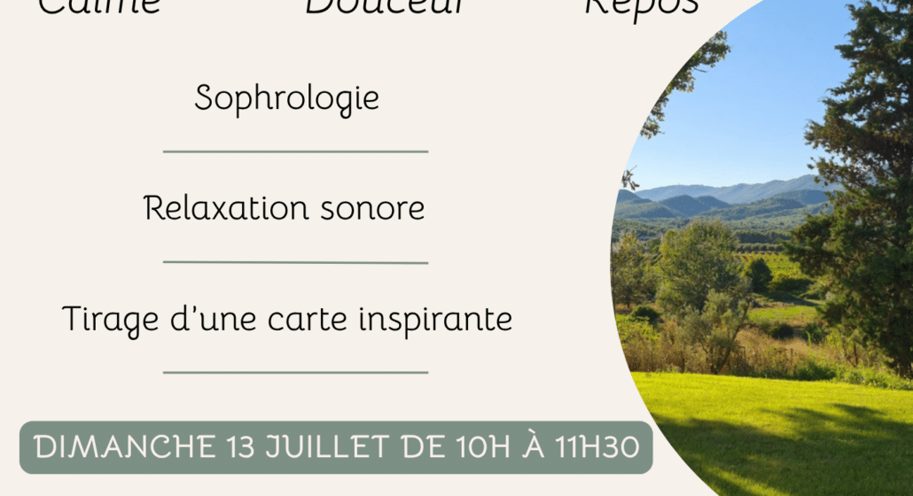 Atelier Sophrologie &amp; Relaxation Sonore