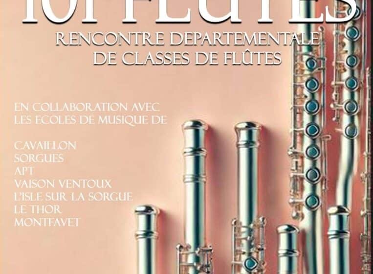 101 Flûtes - rencontre départementale de classes de flûtes_Pertuis